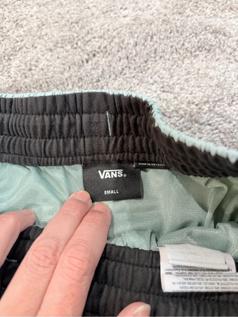 Vans Light Sage Green Men’s Swim Trunks